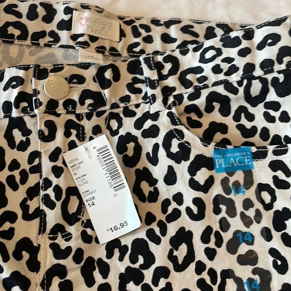 Children’s Place Leopard Animal print shorts